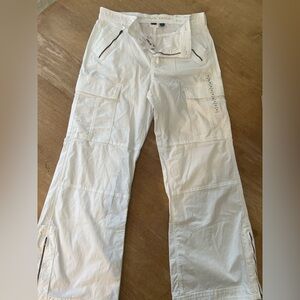 American Eagle White Cargo Pants - NWT
